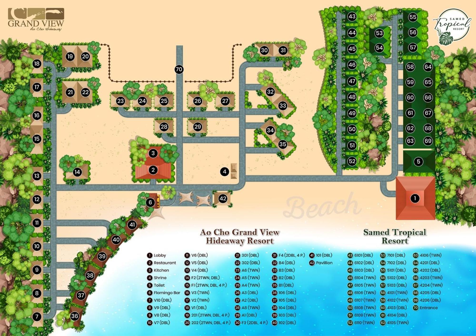 קו סאמט Samed Tropical Resort מראה חיצוני תמונה
